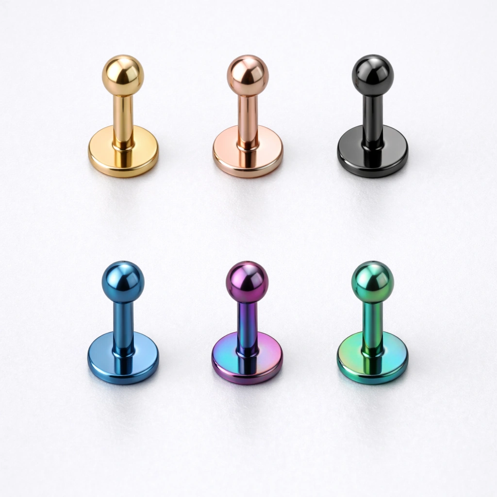 Titanium finish and color sample board