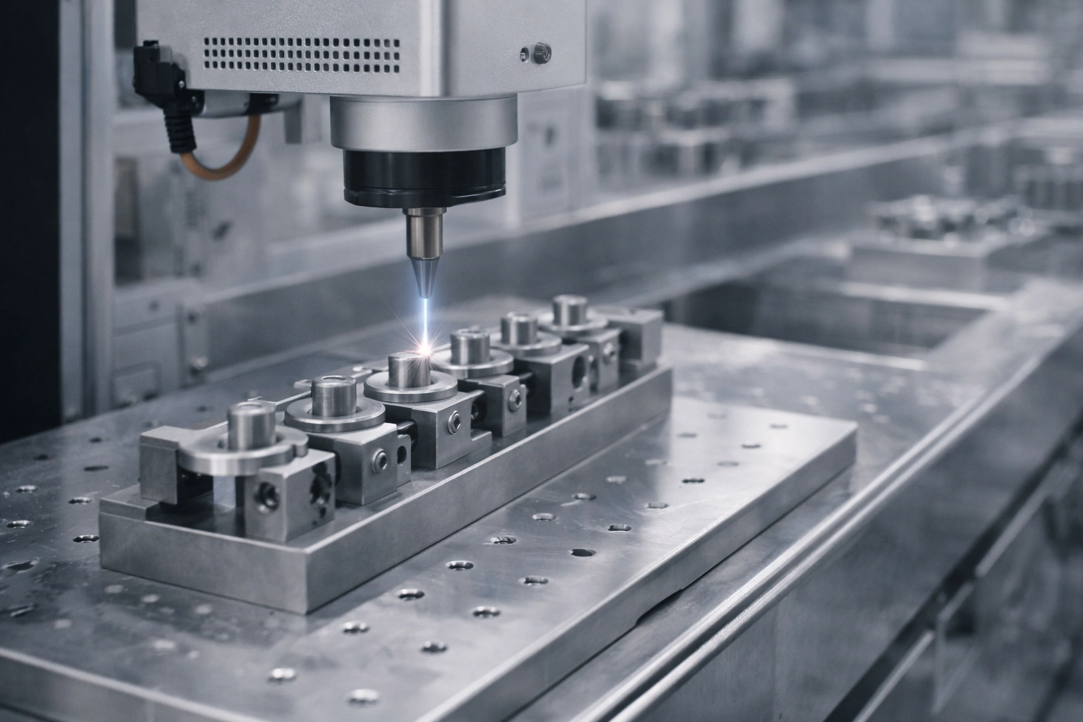 Laser marking workstation