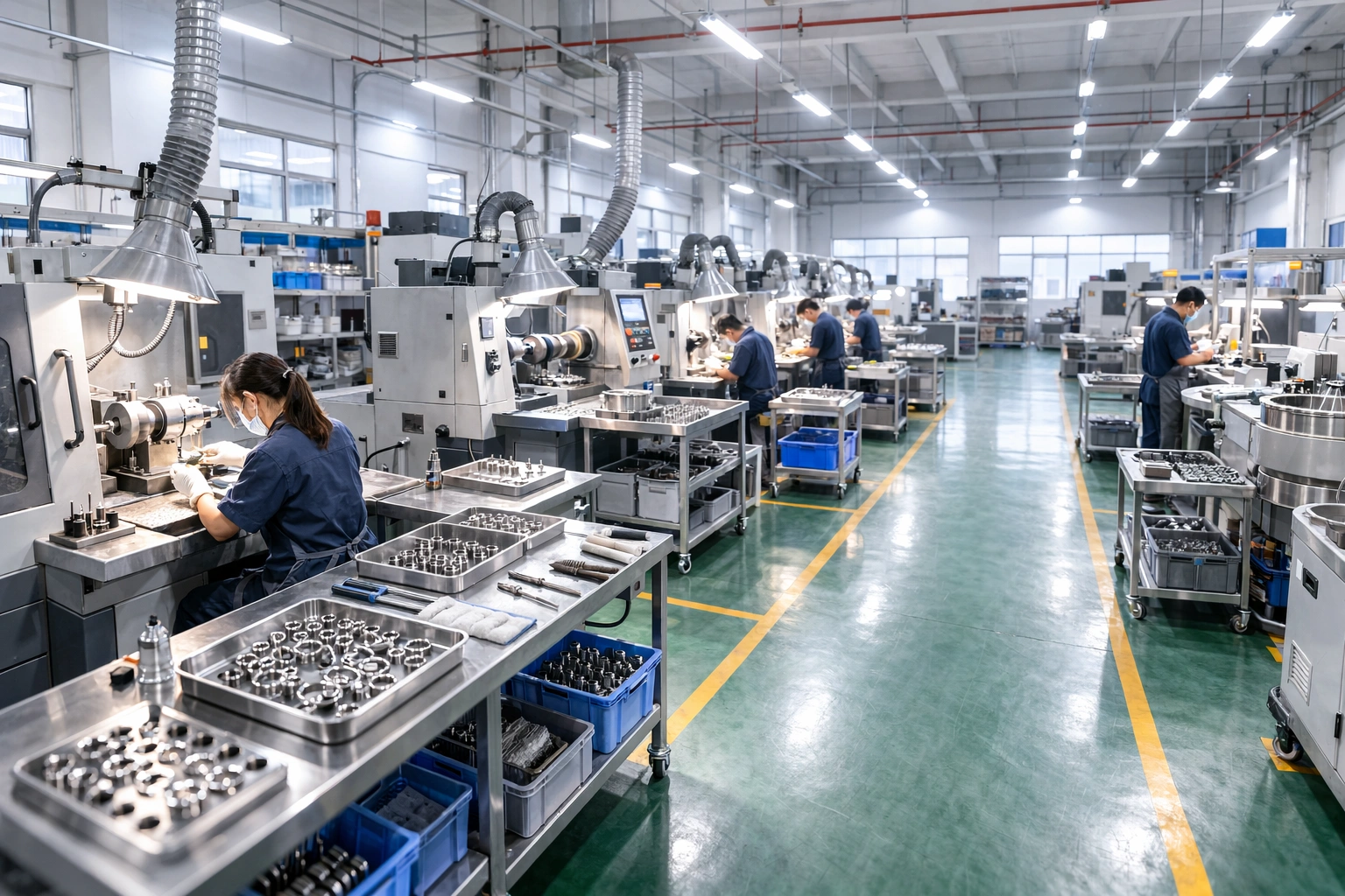 Polishing line photo