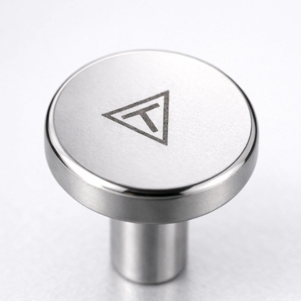 Laser marking on titanium jewelry