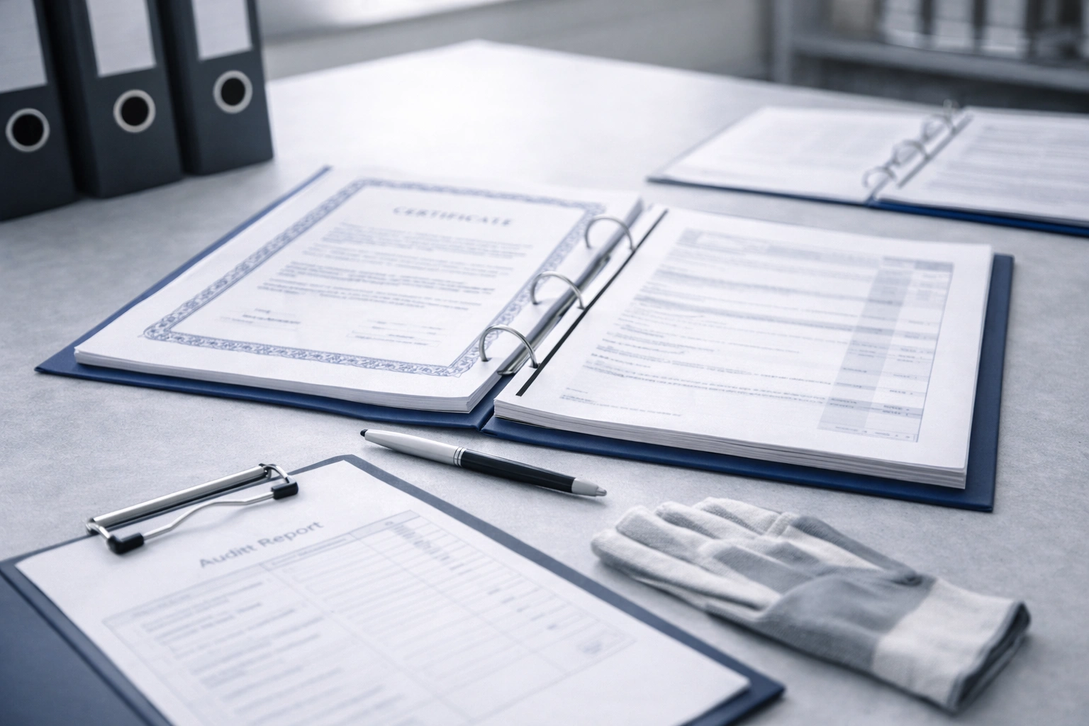 Manufacturing compliance and certification documentation for titanium jewelry production