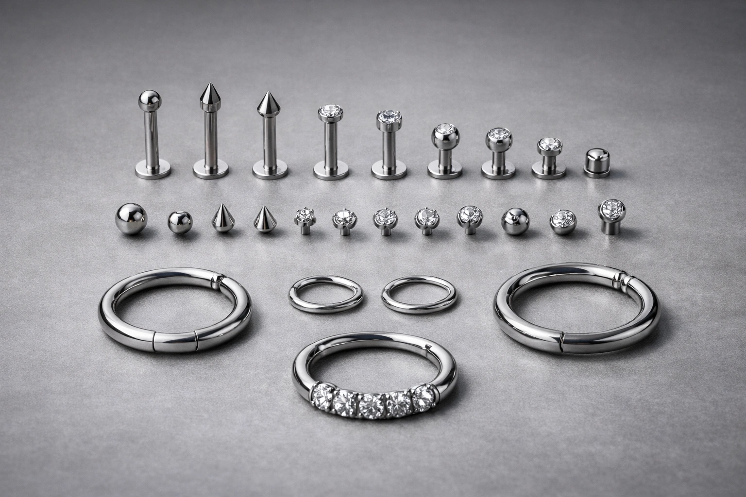 Premium titanium jewelry collection ODM example
