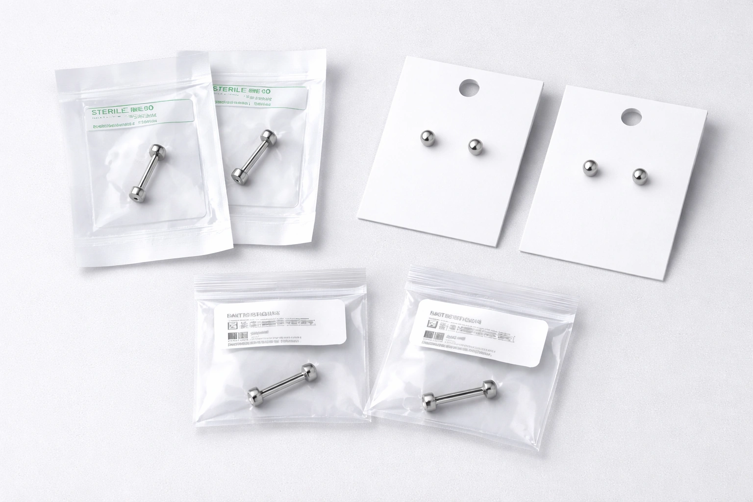 Private label packaging for titanium jewelry