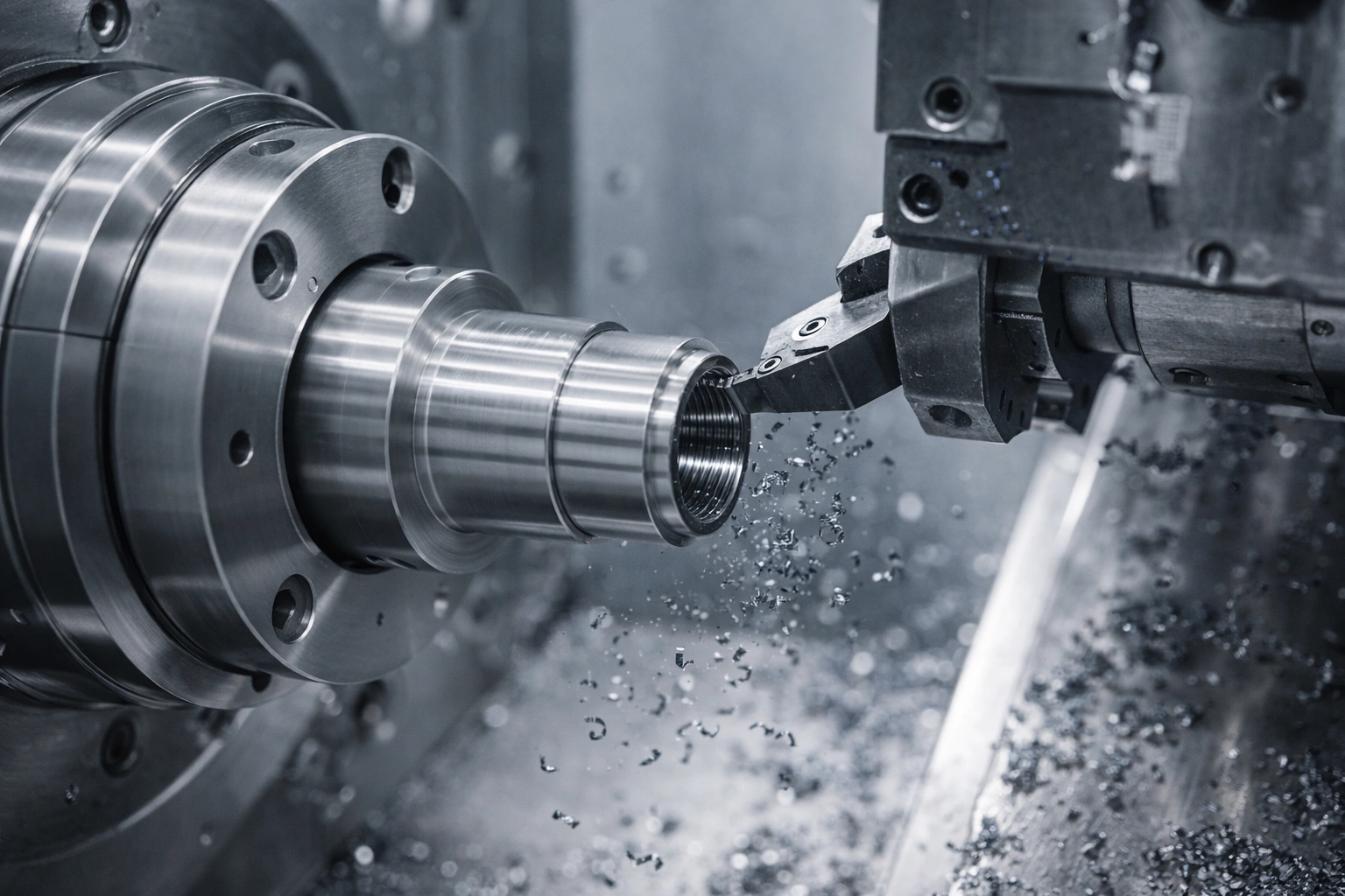 CNC machining capability for titanium piercing jewelry components