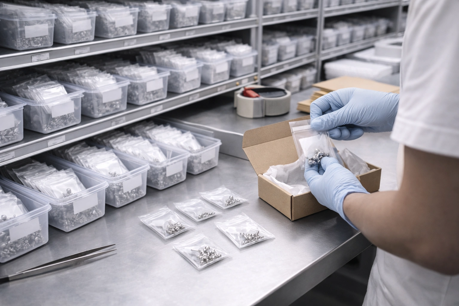 Ready stock picking and packing workflow