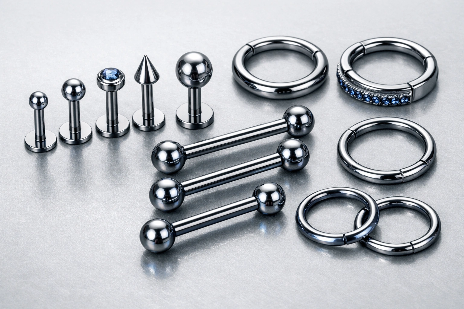 Threadless posts and ends - titanium piercing jewelry